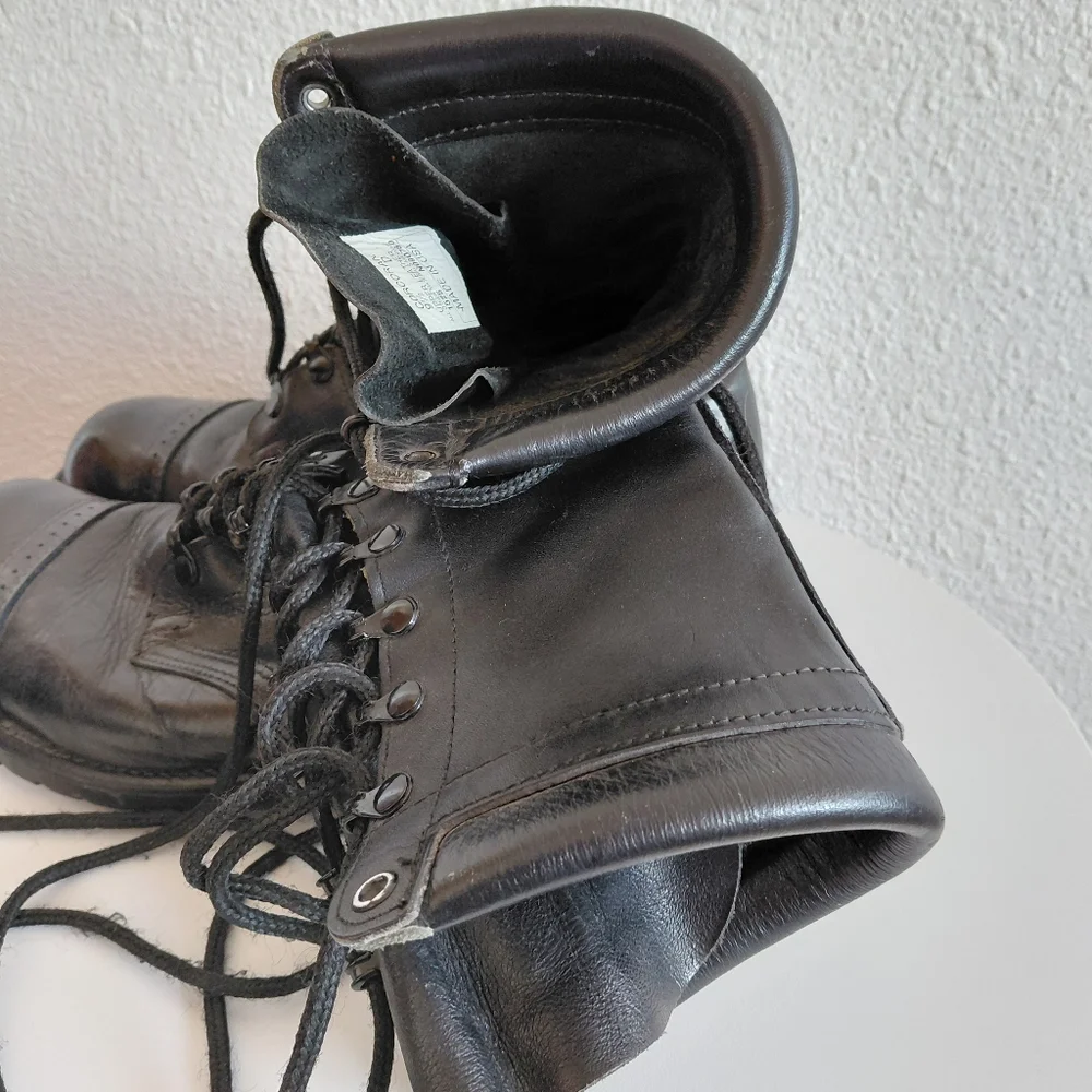 Corcoran Boots Cap Toe Military Combat Paratrooper Jumper Vintage USA.